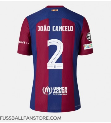 Barcelona Joao Cancelo #2 Replik Heimtrikot 2023-24 Kurzarm